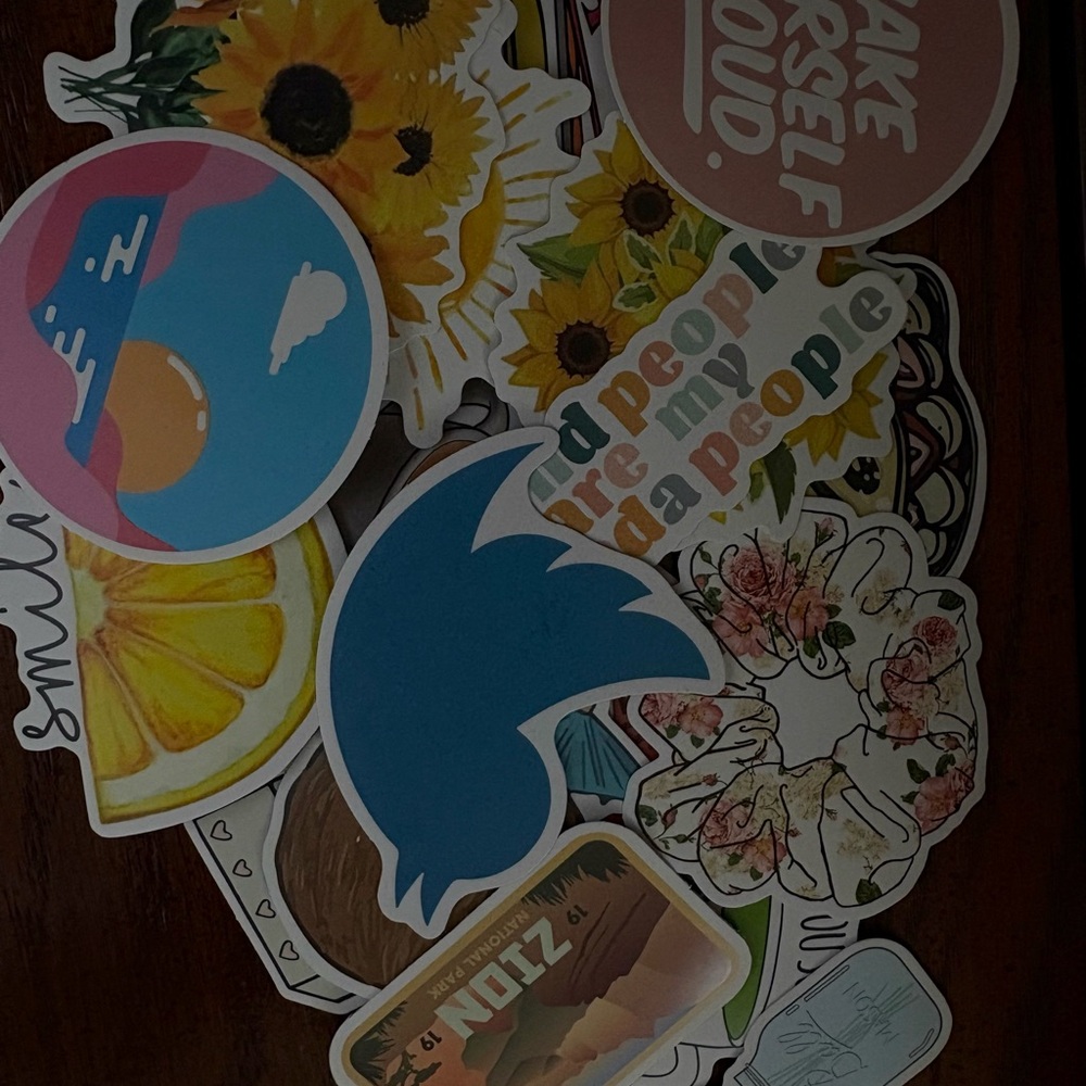 Assorted Colorful Vinyl Sticker Pack - Picture 3 of 3